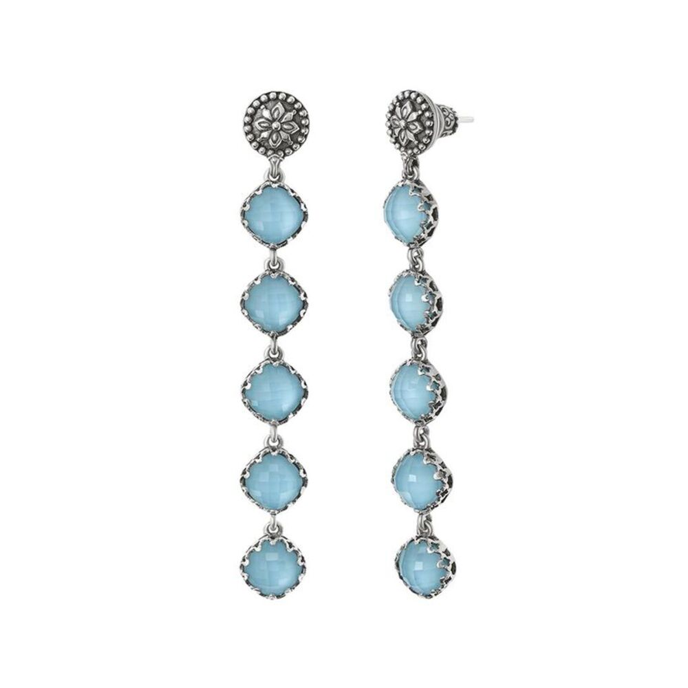 Konstantino Silver Gemstone Earrings